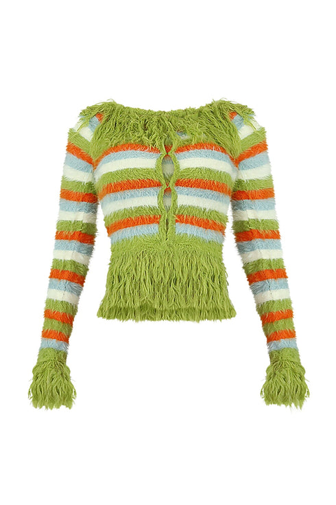 Keep It Up Multi Stripe Sweater Top